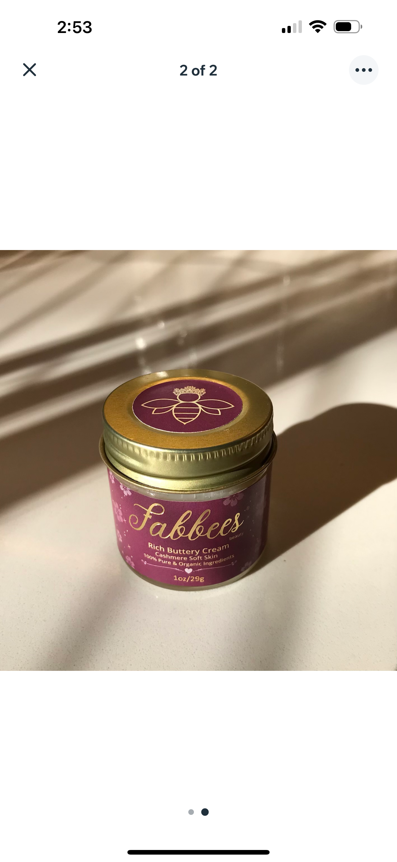 Fabbees®️Rich Buttery Cream 1oz